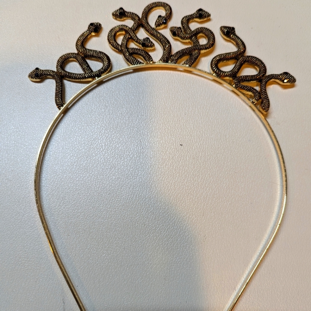 Snakes/medusa headband
